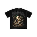 Muscle Man vs Leopard Vintage Graphic Tee