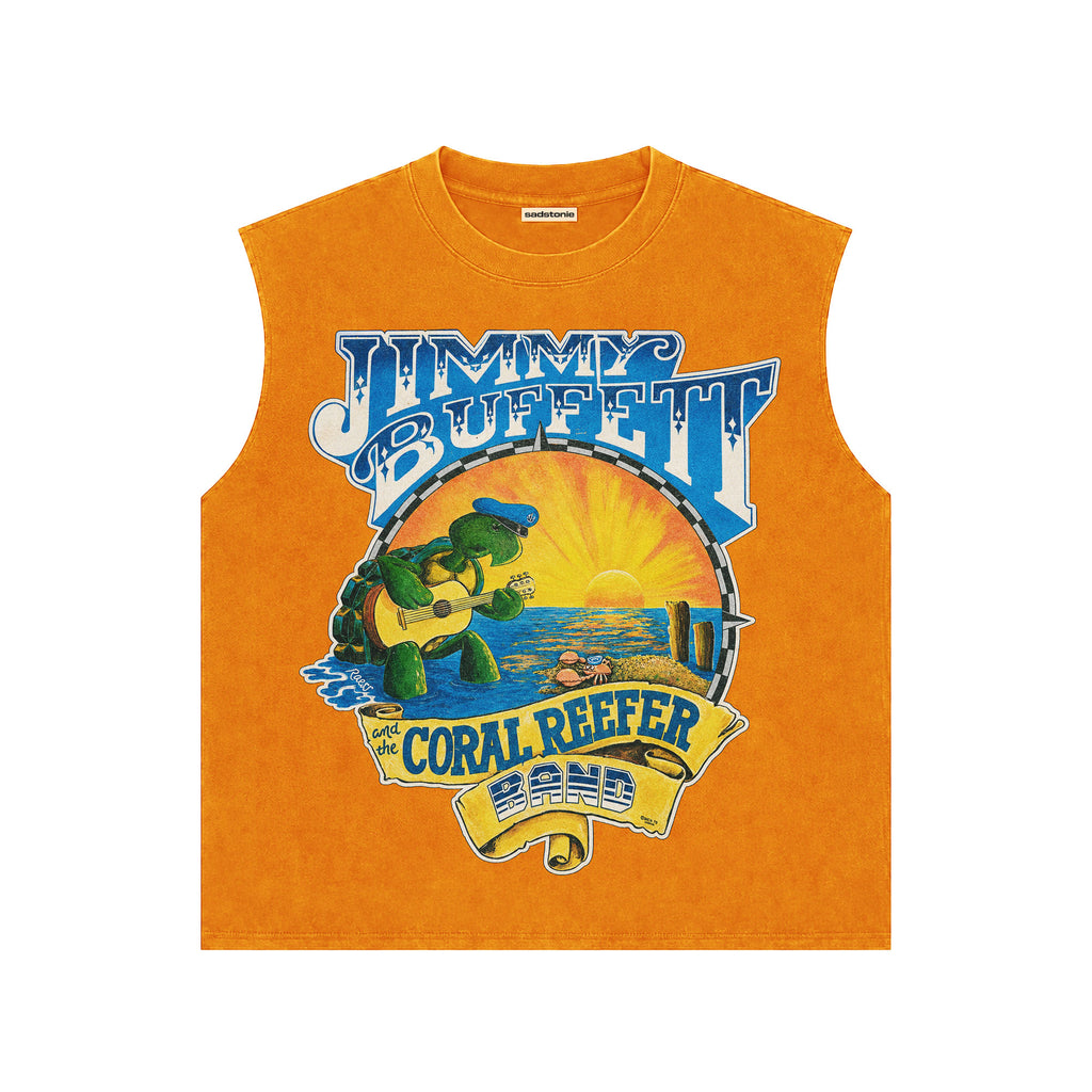 Jimmy Buffett Coral Reefer Band Tank Top