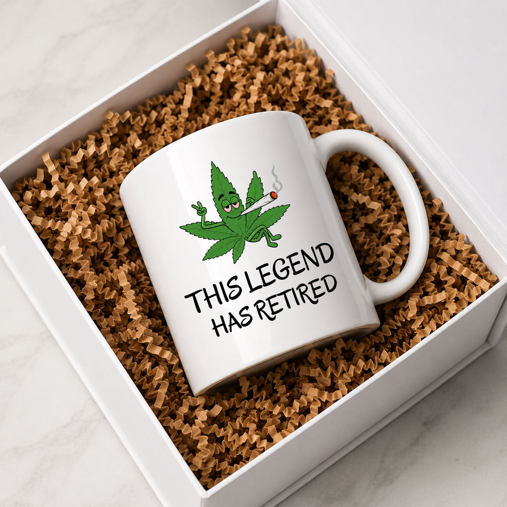 This Legend Has Retired Funny Ceramic Mug