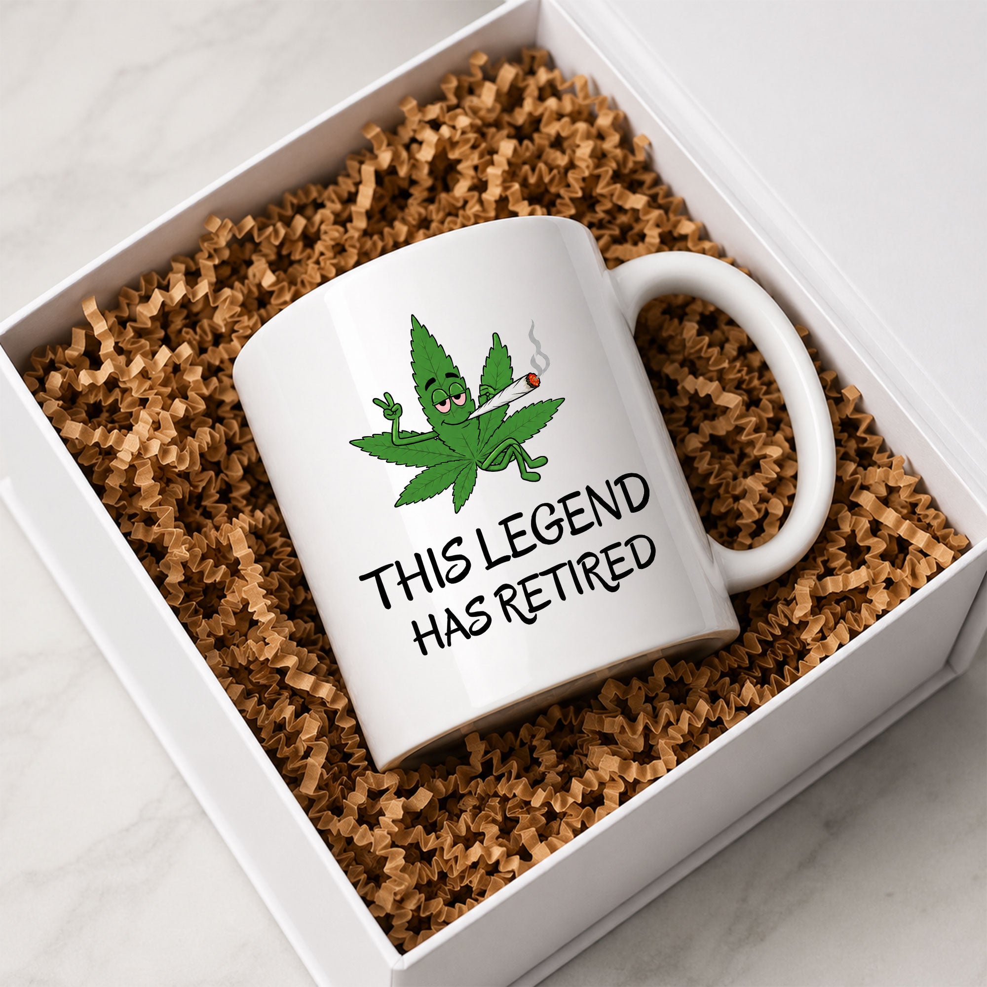 This Legend Has Retired Funny Ceramic Mug