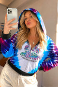 Shroomarama Tie-Dye Zip Hoodie