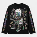420 Jeweled Character Long Sleeve Shirt