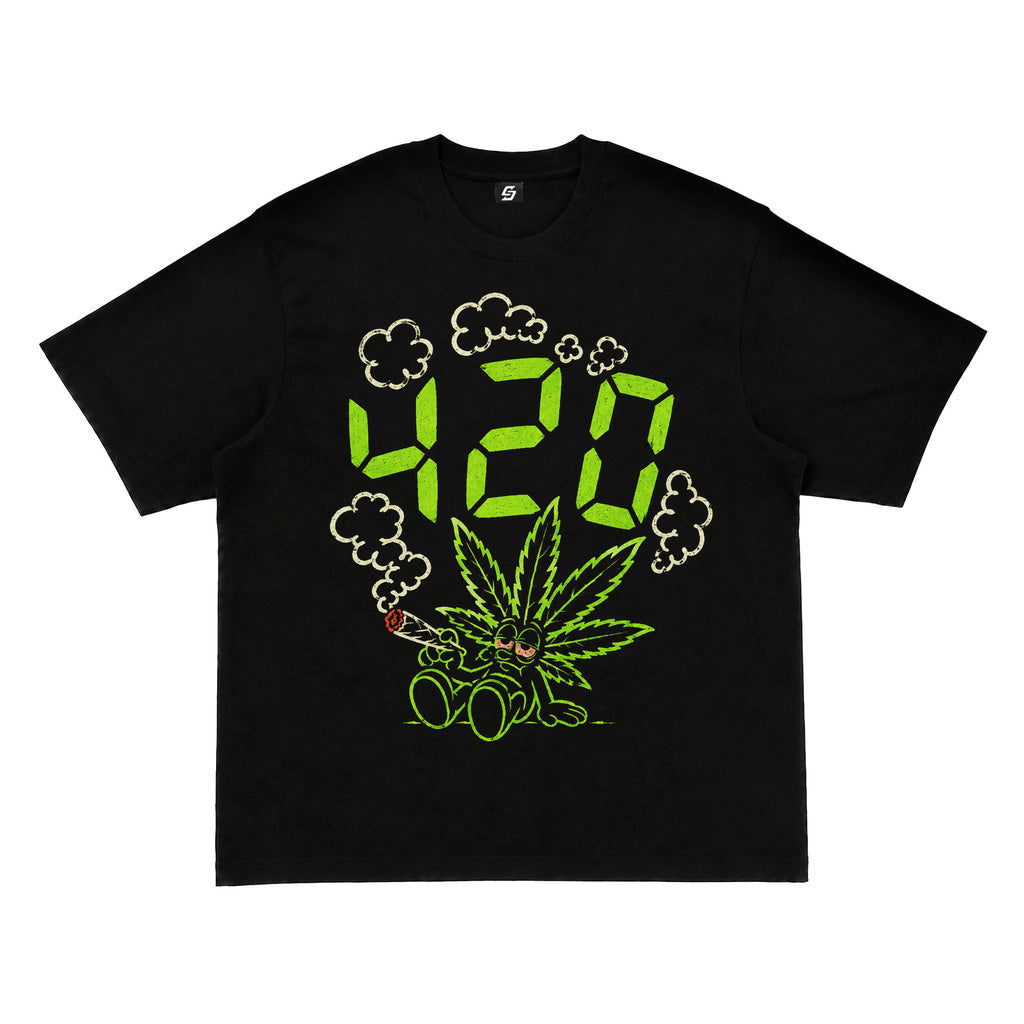 420 Weed Smoke Graphic T-Shirt