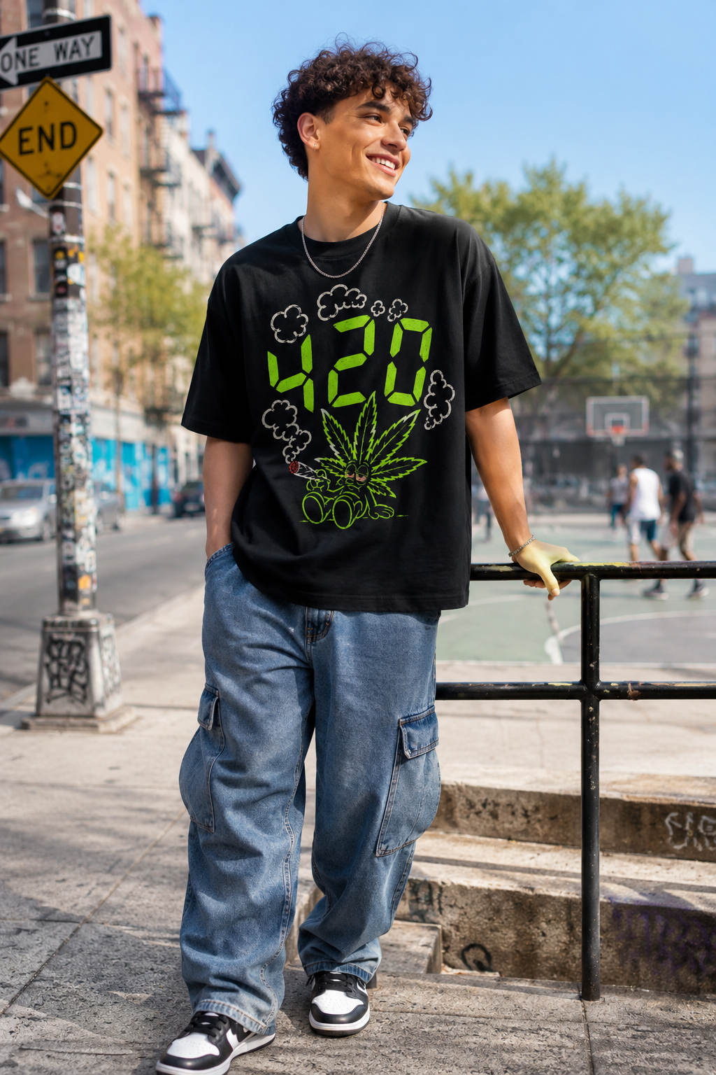 420 Weed Smoke Graphic T-Shirt