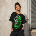Medusa Crystal Myth Graphic Oversized T-Shirt