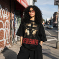 Redeemer Crucifixion Black Graphic T-Shirt