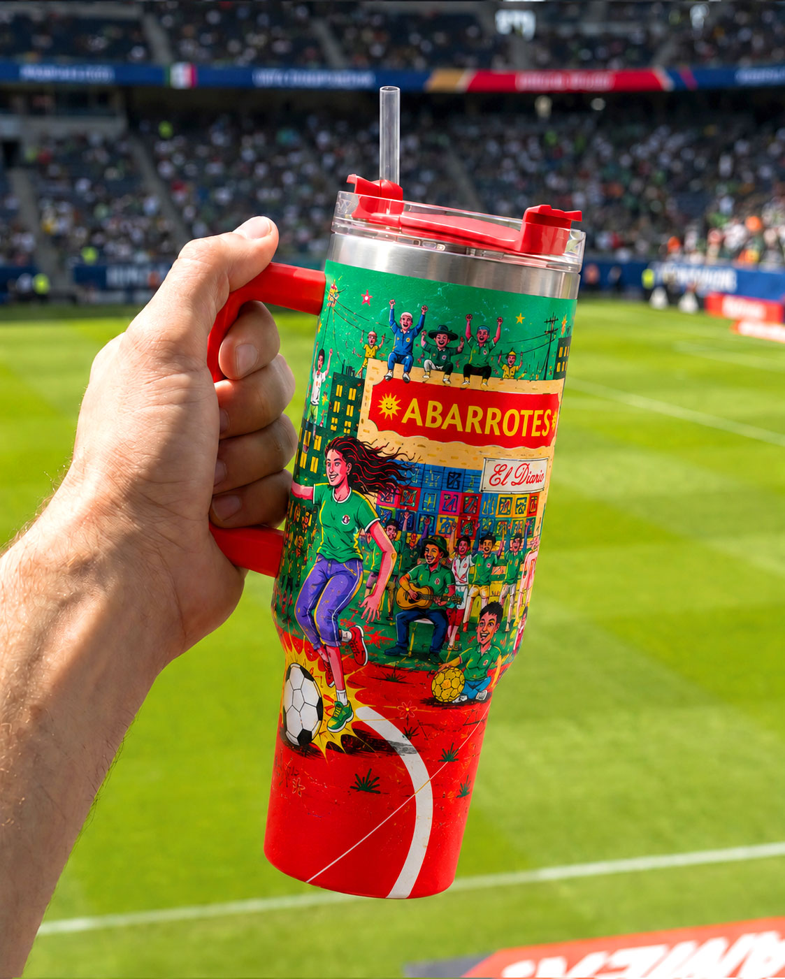 Mexico Football World Cup 2026 Tumbler