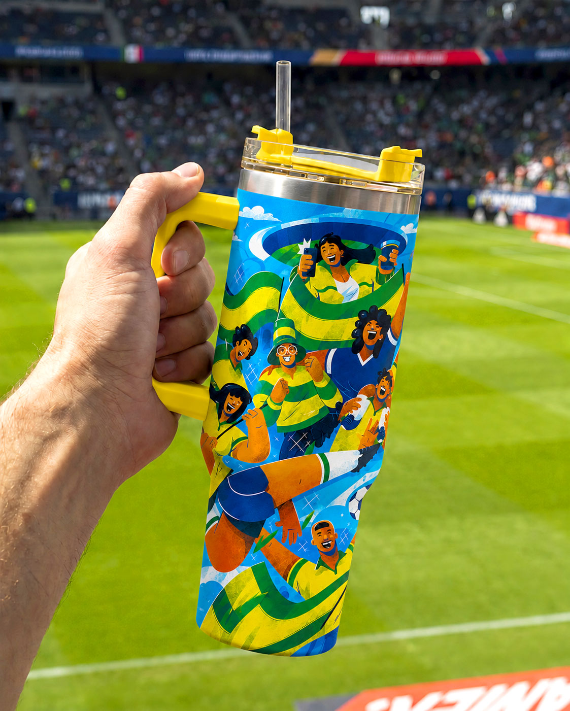 Brazil Football World Cup 2026 Tumbler