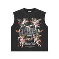Divinely Guided Angel Graphic Muscle Tank