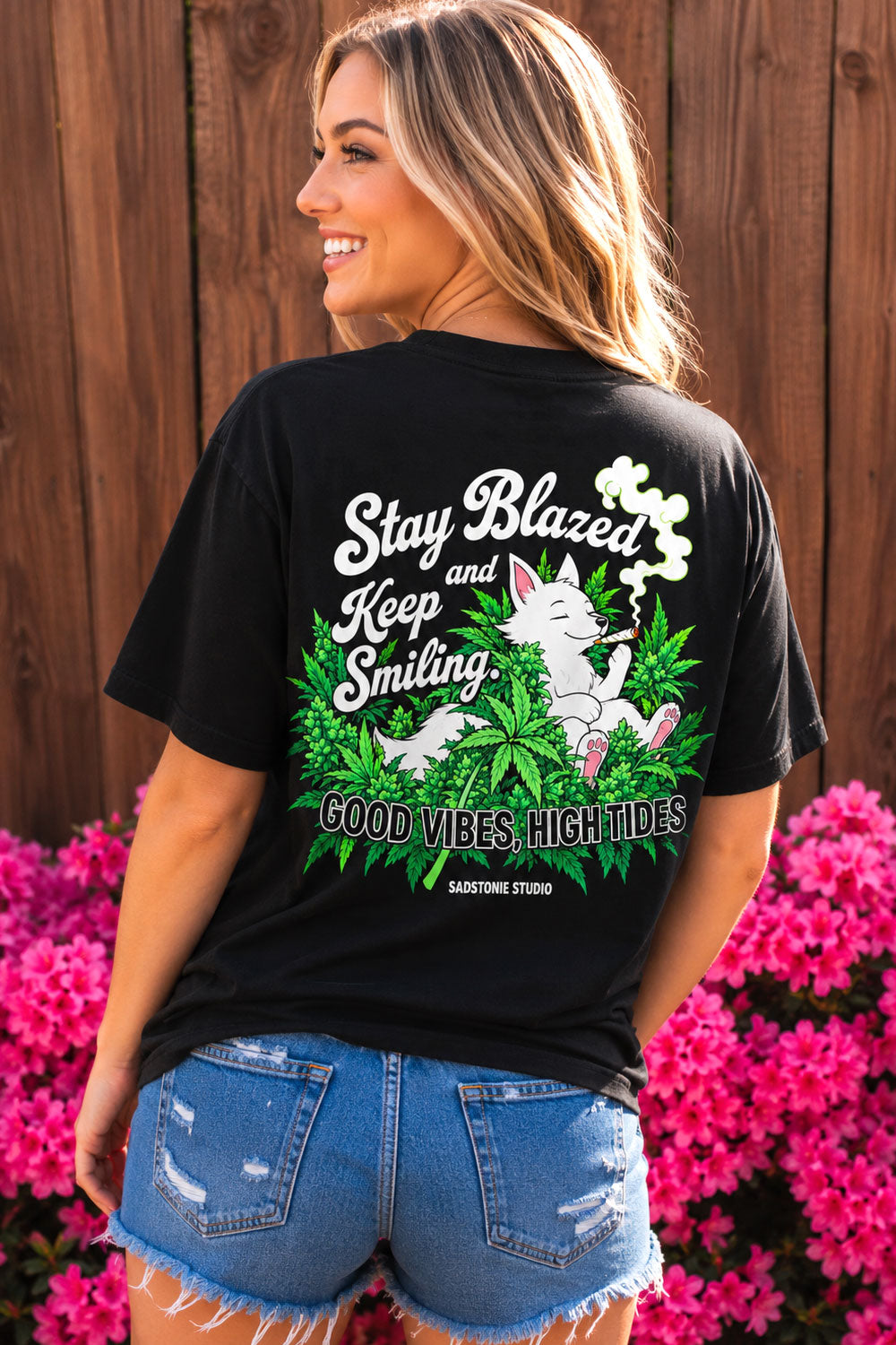 Stay Blazed Graphic Streetwear Tee