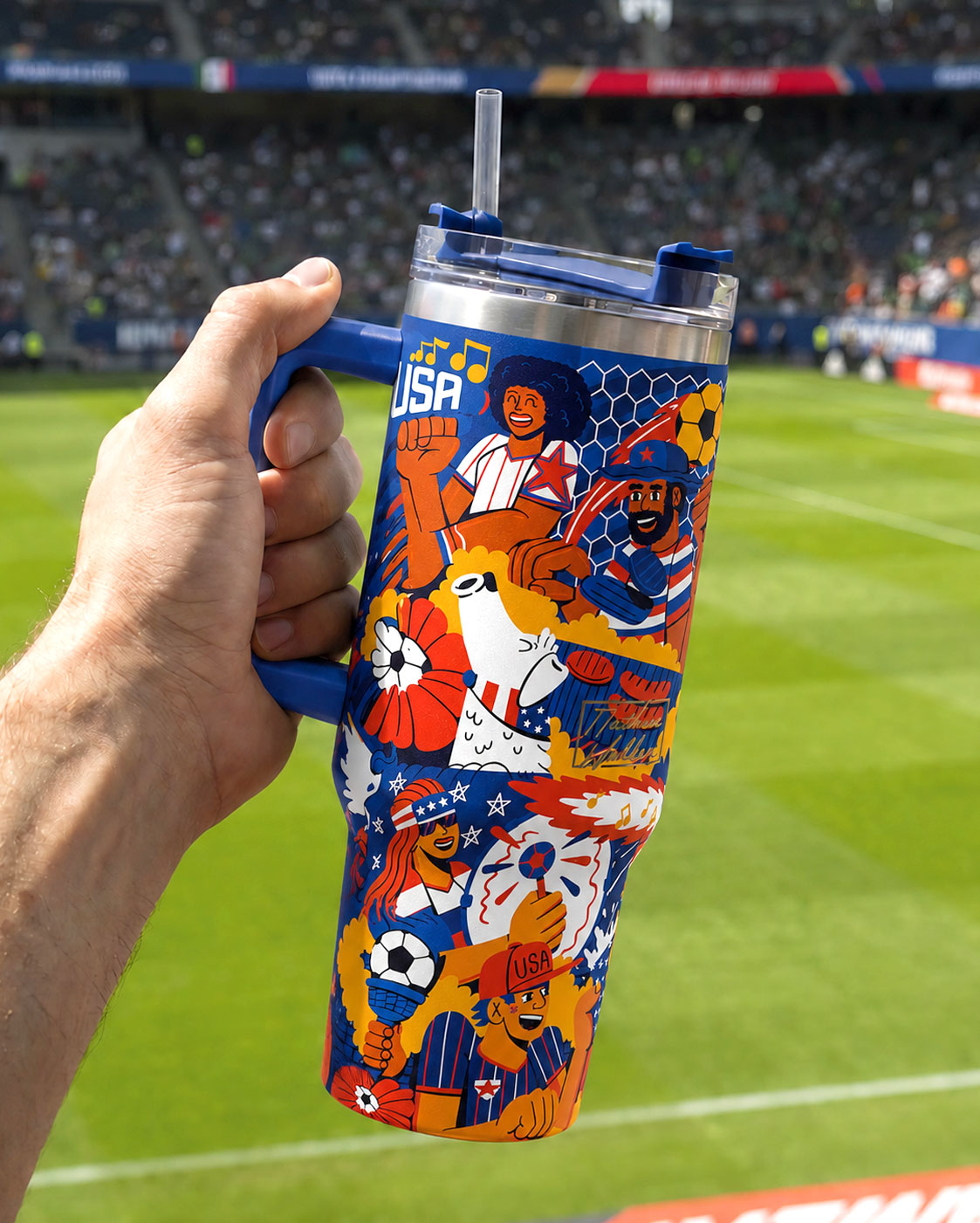 USA Football World Cup 2026 Tumbler