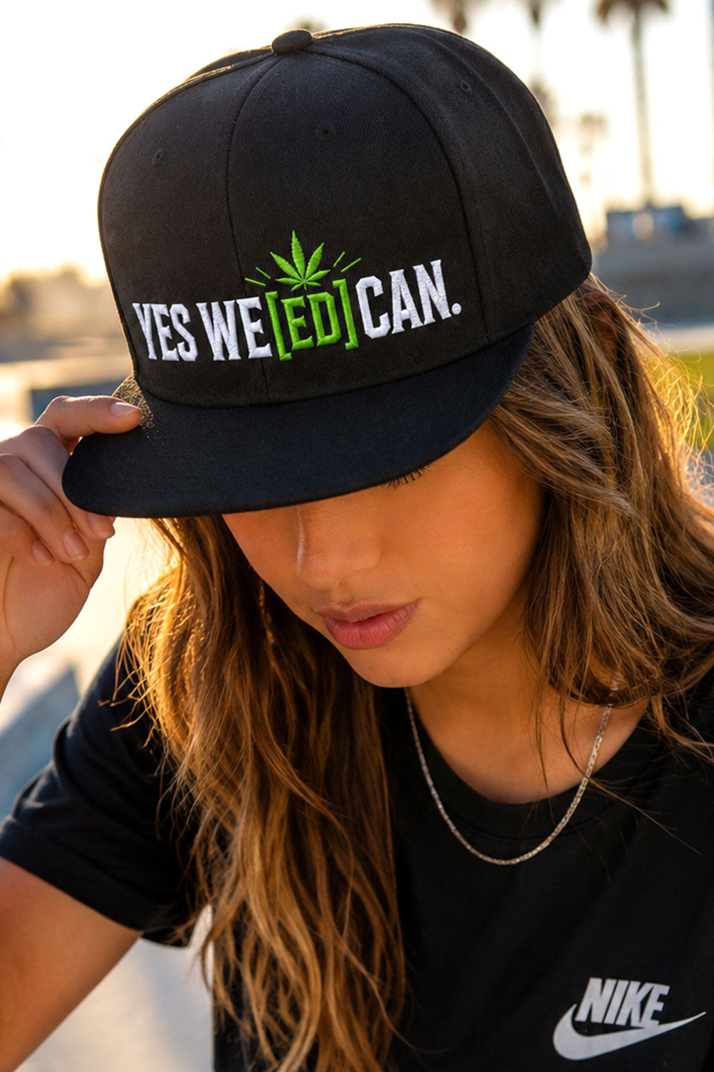 Yes We Weed Can Snapback Hat