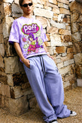 Vintage High On Life 420 Oversized Acid Wash Graphic Tee