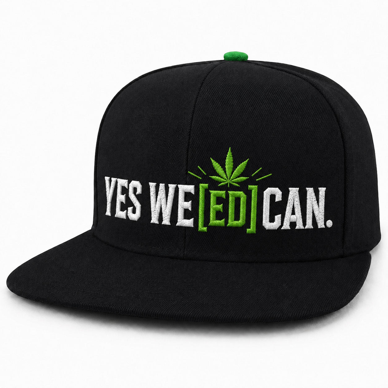 Yes We Weed Can Snapback Hat