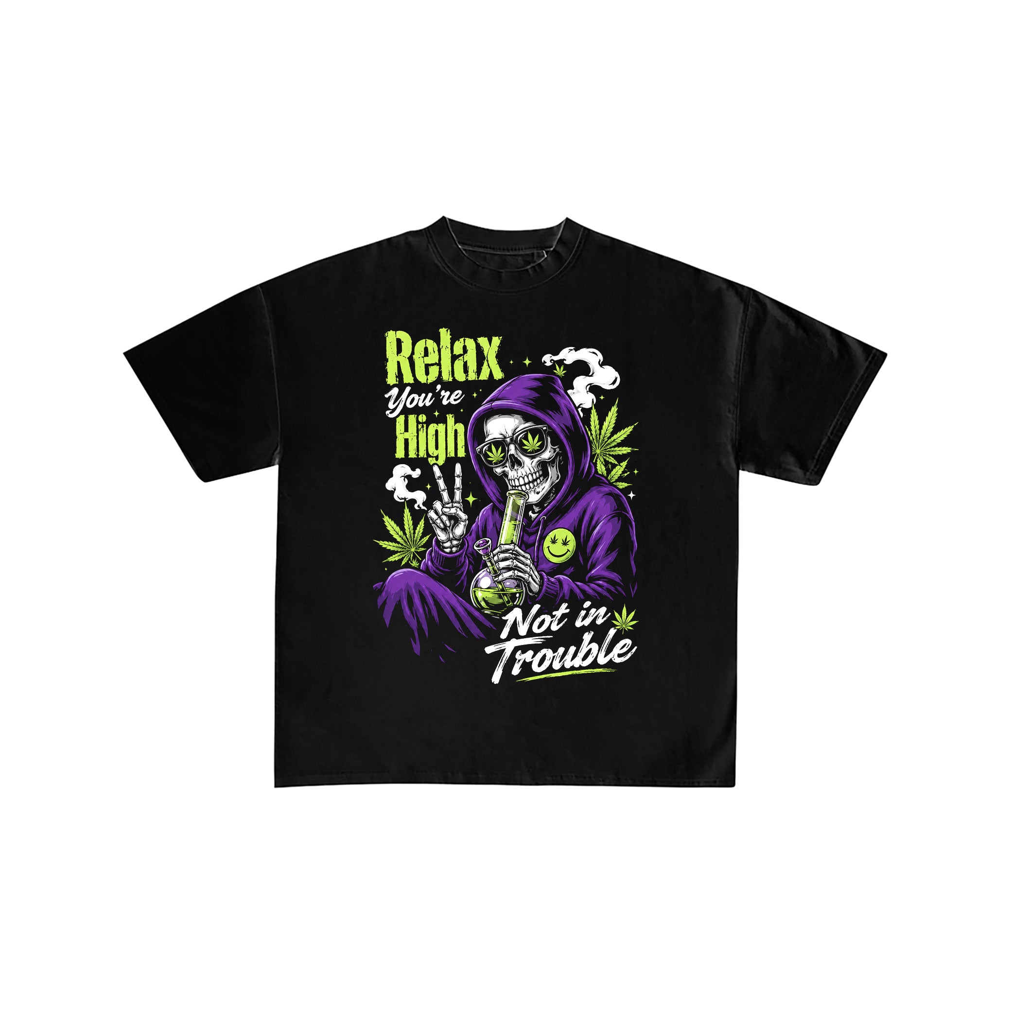 Relax You're High Skeleton Tee