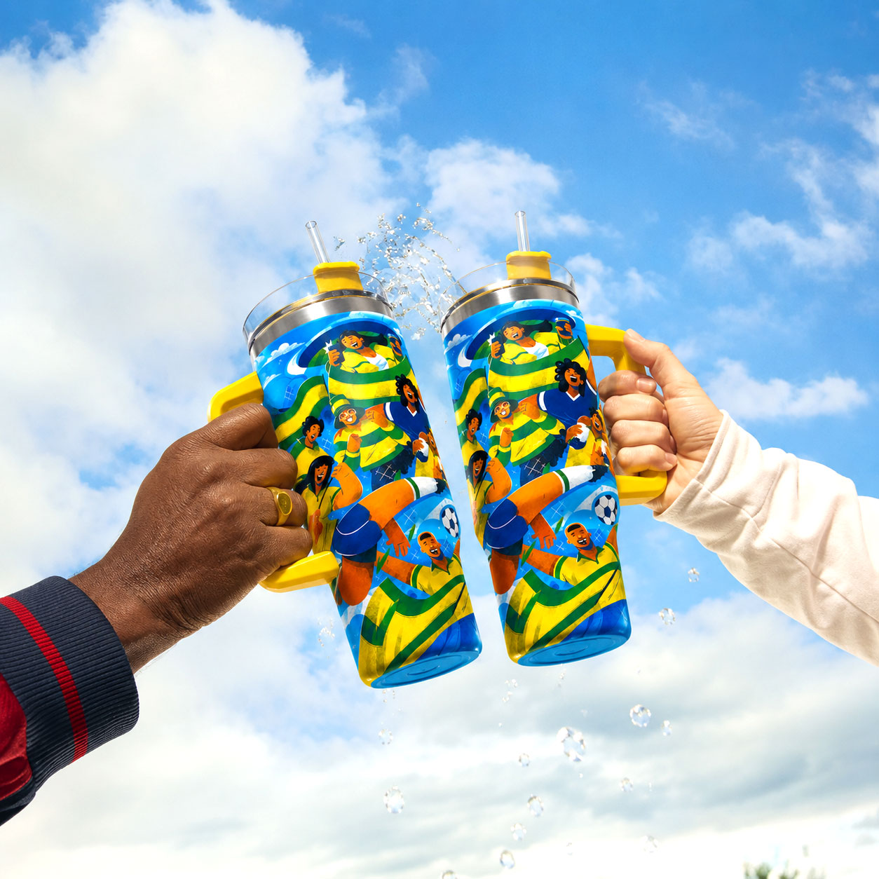 Brazil Football World Cup 2026 Tumbler