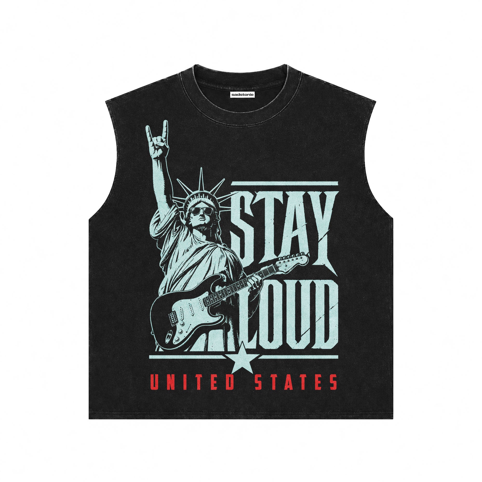 Stay Loud Liberty Vintage Crop Tank