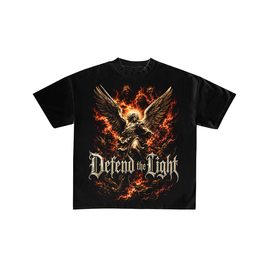 Defend the Light Angel Graphic T-Shirt