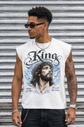 Baroque Christian Muscle Tee White Cotton
