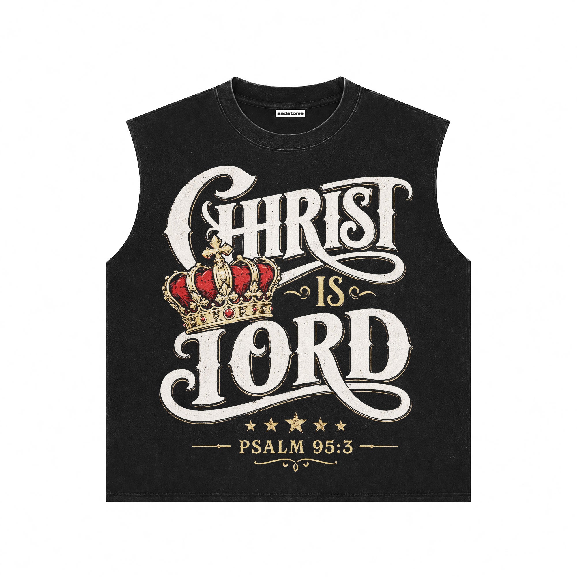 Christ Is Lord Psalm Vintage Crop Tank