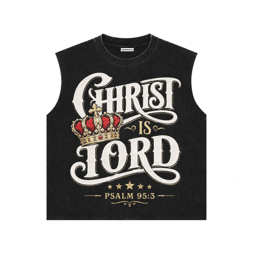 Christ Is Lord Psalm Vintage Crop Tank