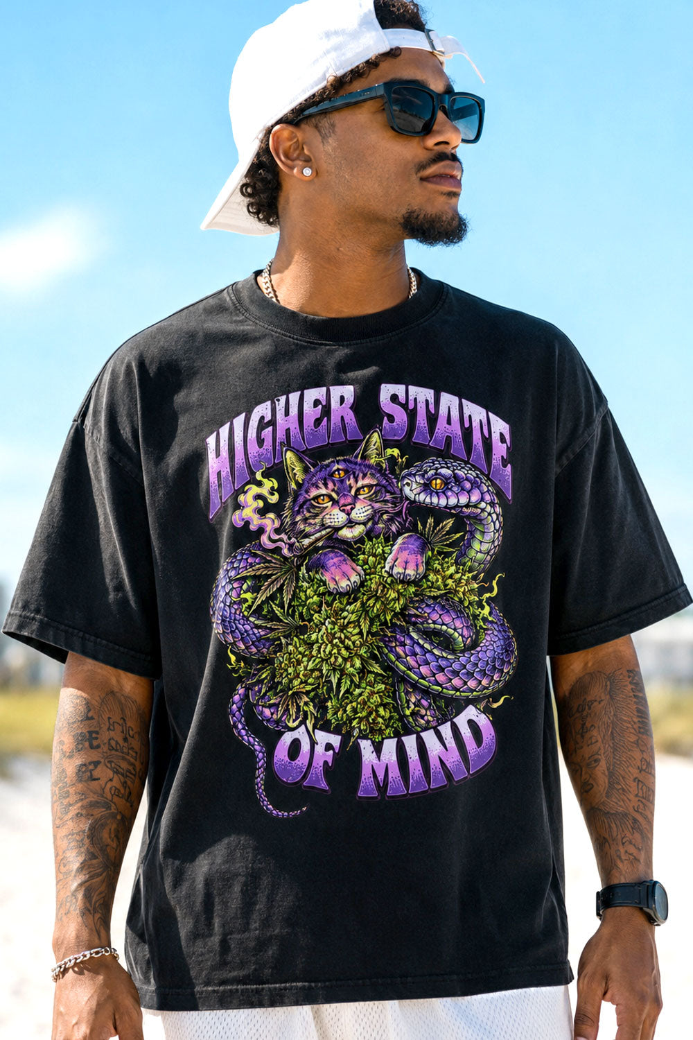 Higher State of Mind Cat Weed T-Shirt