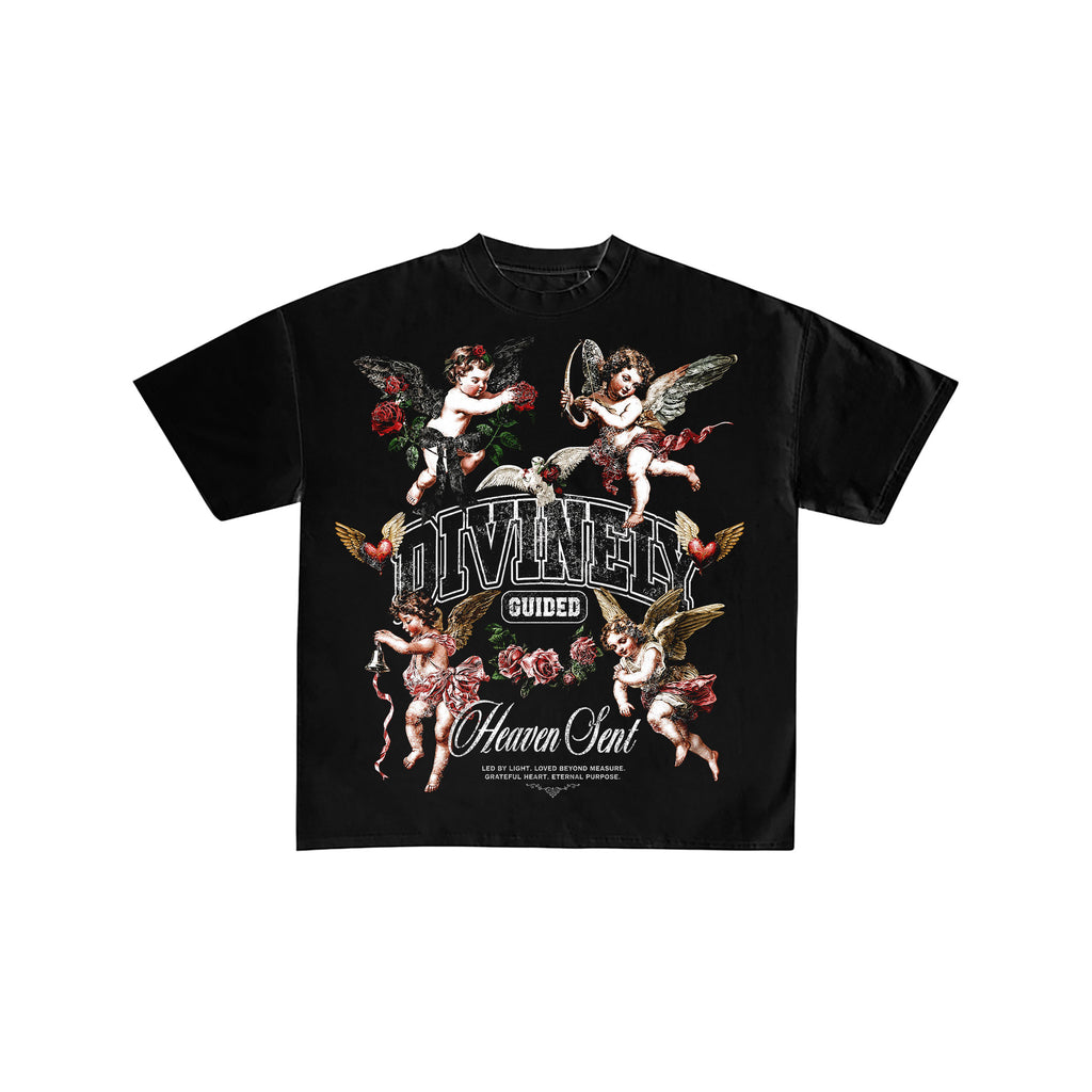 Divinely Guided Heaven Sent Graphic T-Shirt
