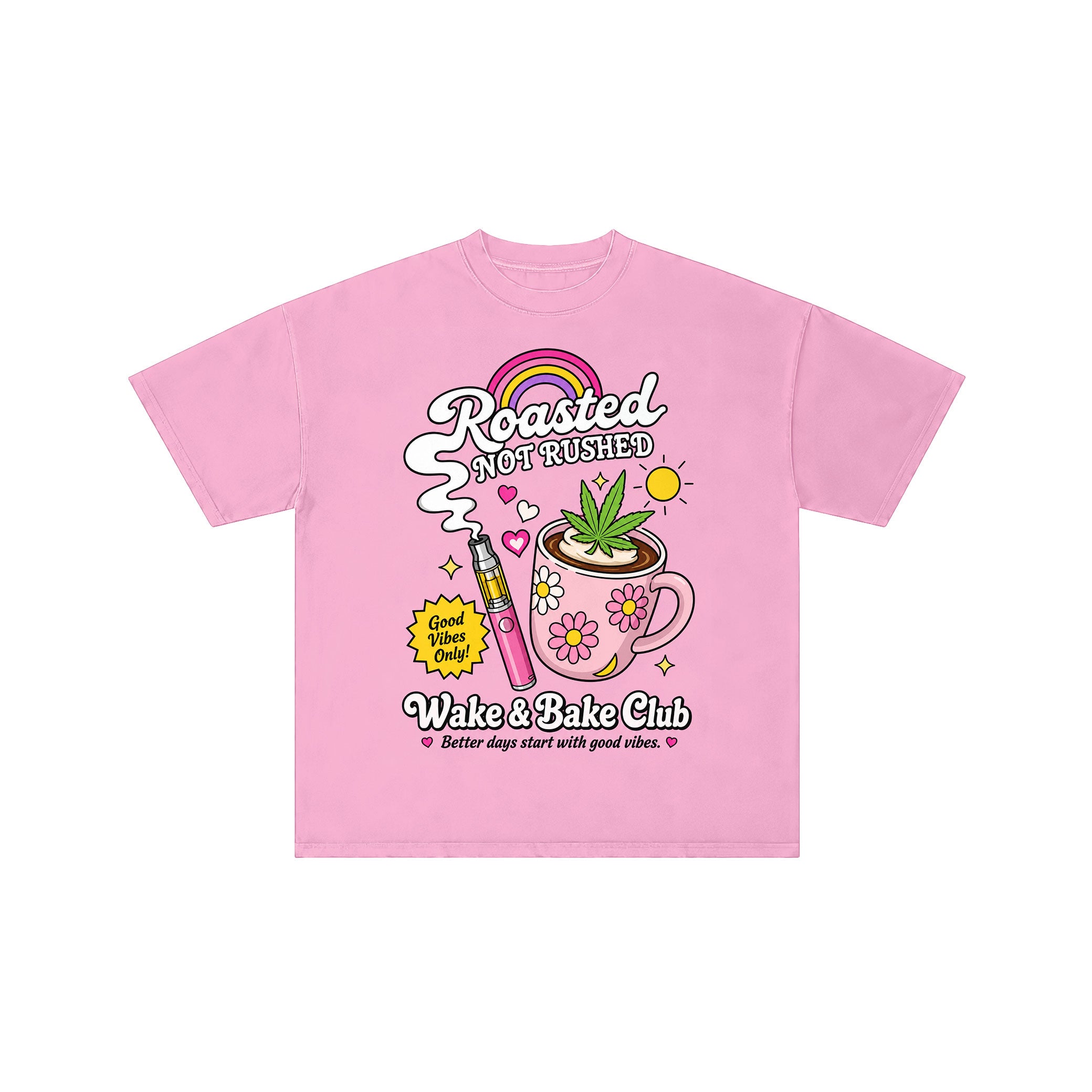 Wake & Bake Club Retro Graphic Tee