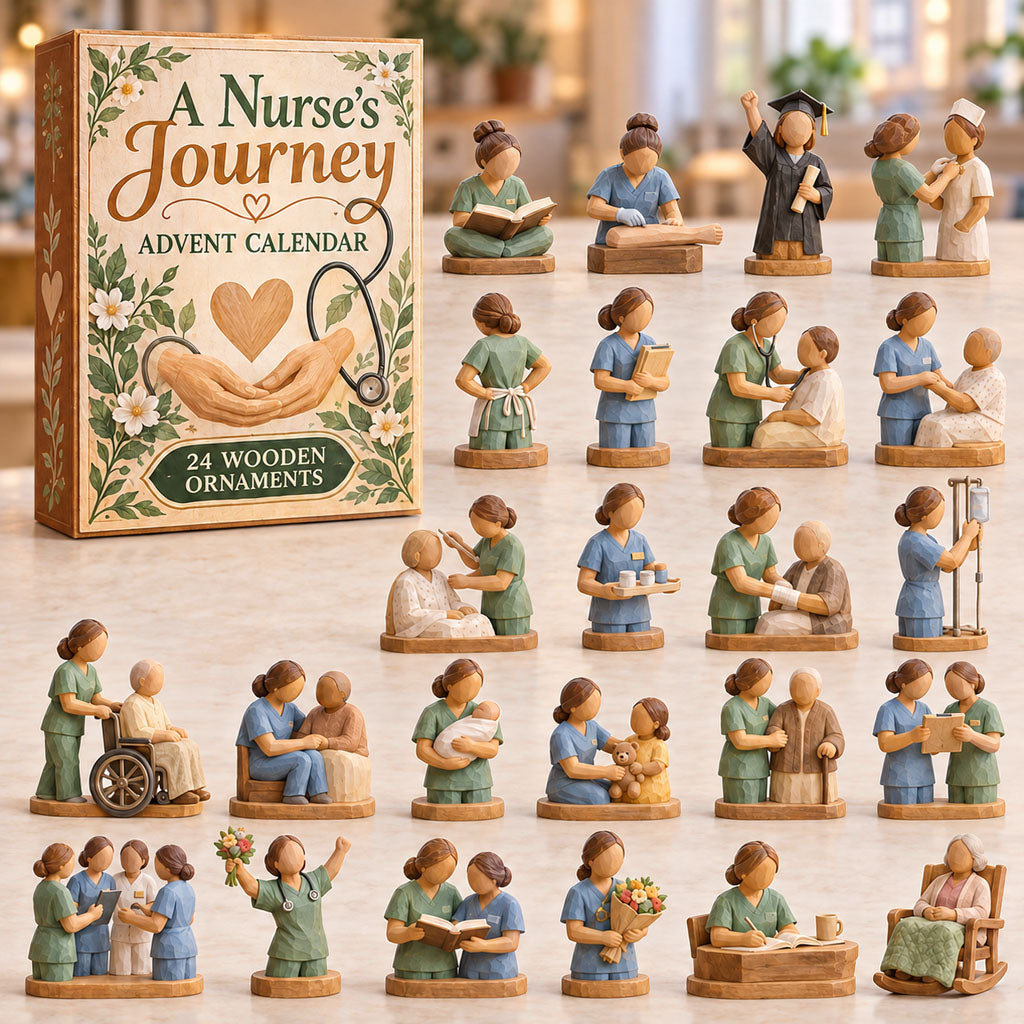 A Nurse's Journey Wooden Ornaments Advent Calendar 2026