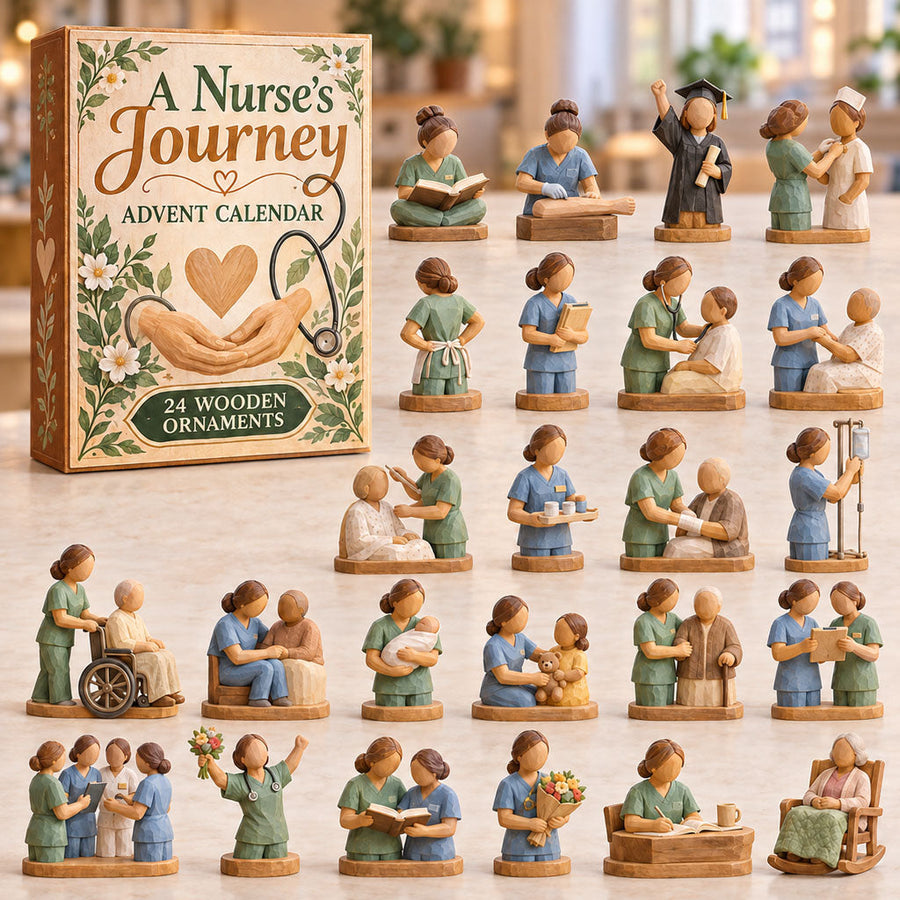 A Nurse's Journey Wooden Ornaments Advent Calendar 2026