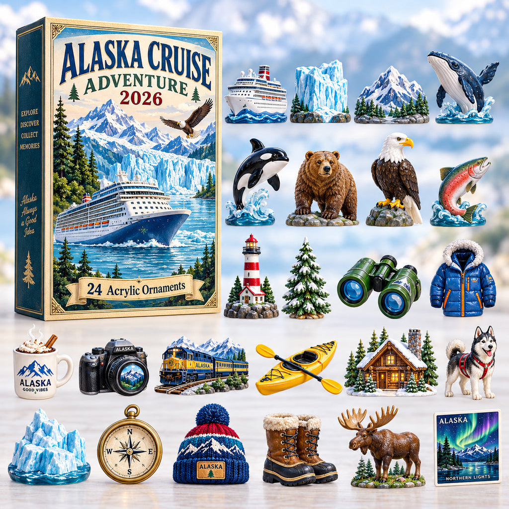 Alaska Cruise Adventure Advent Calendar 24 Day Holiday Gift