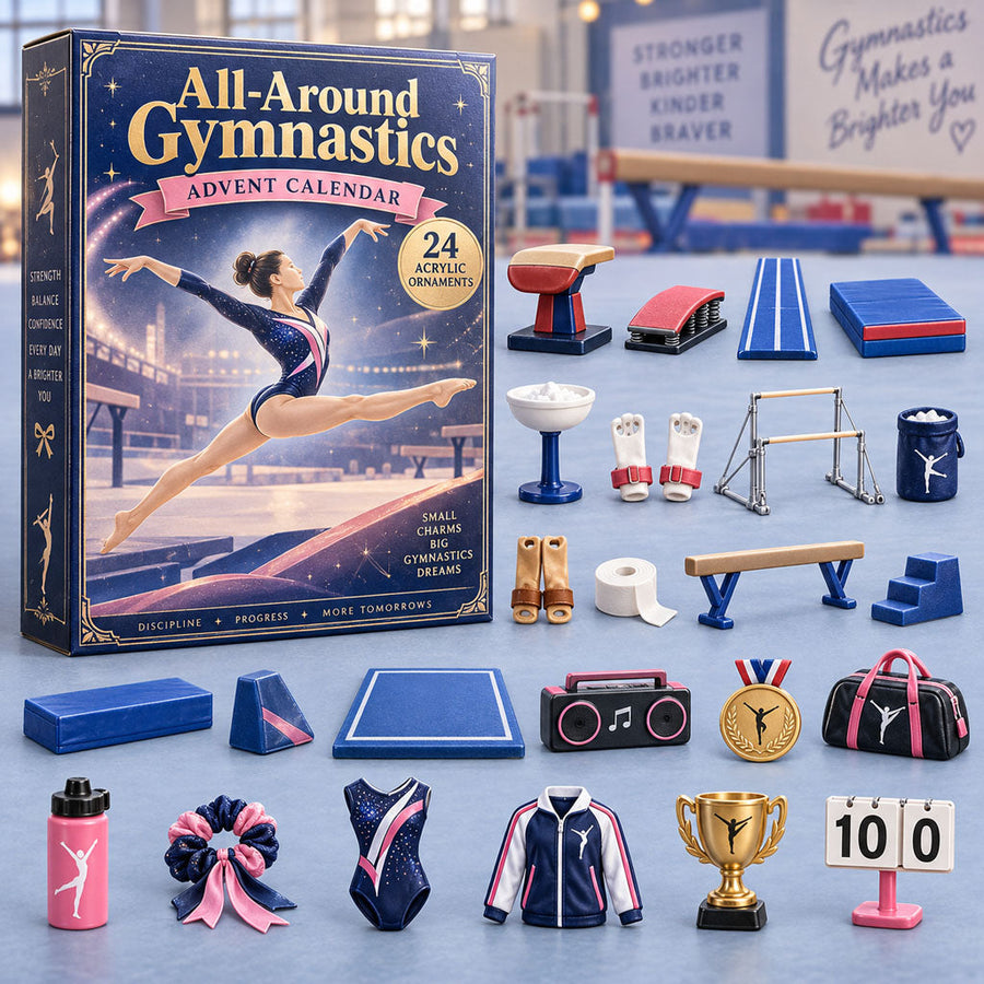 All-Around Gymnastics 24-Day Acrylic Ornament Advent Calendar 2026