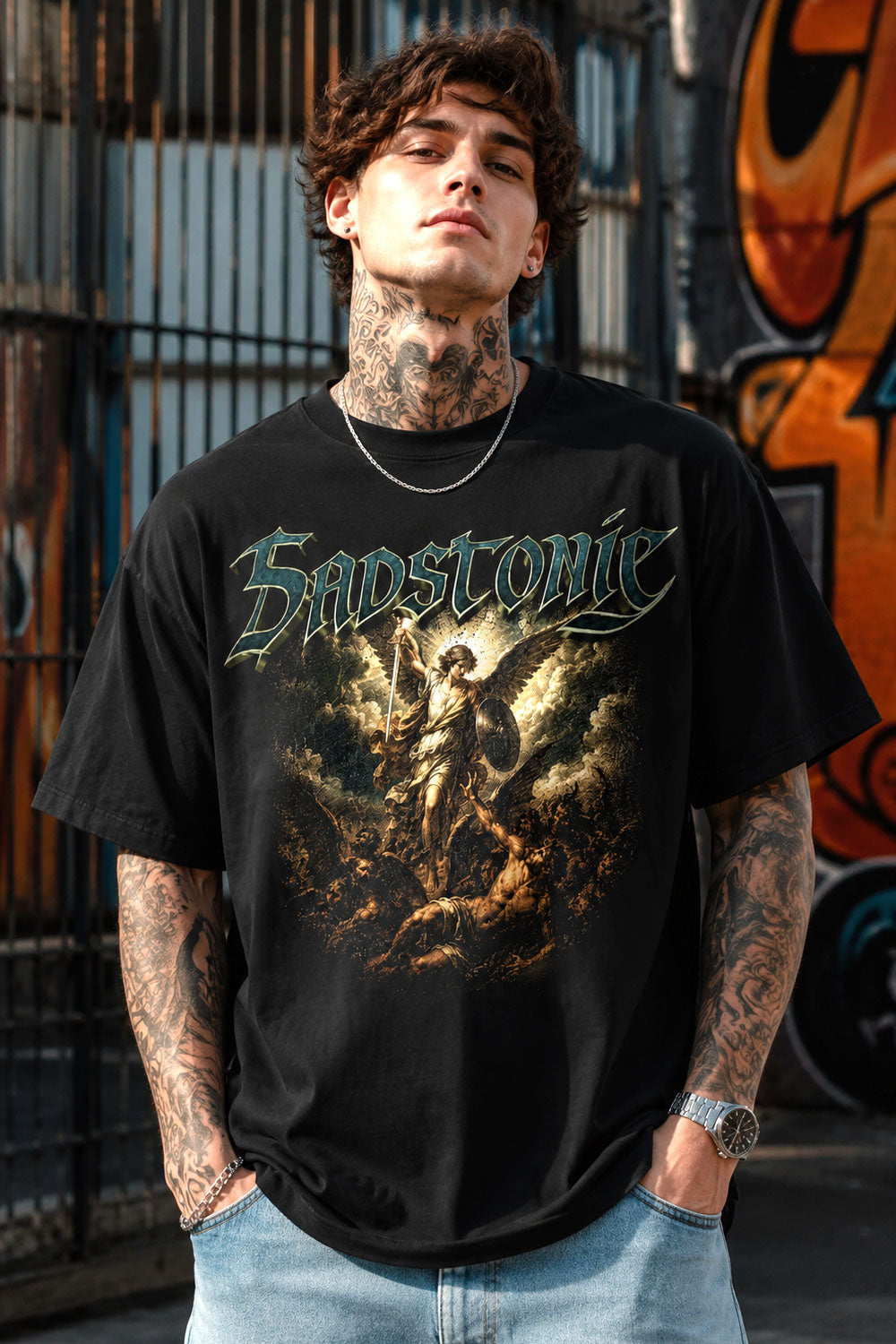 Archangel Michael Renaissance Graphic Tee