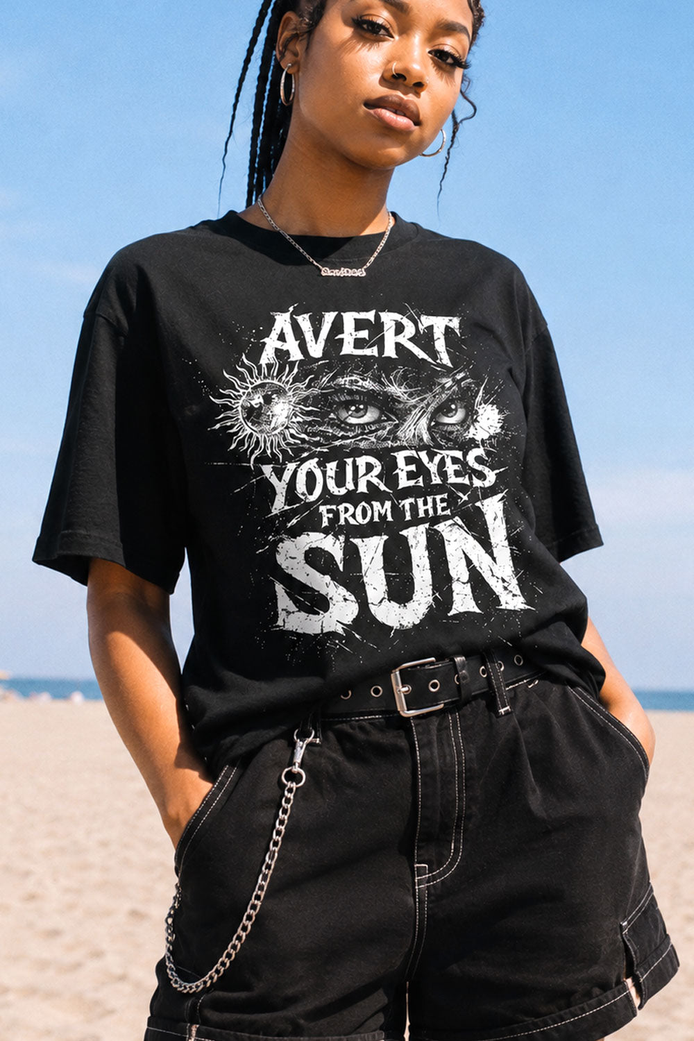 Avert Your Eyes From The Sun Graphic Tee