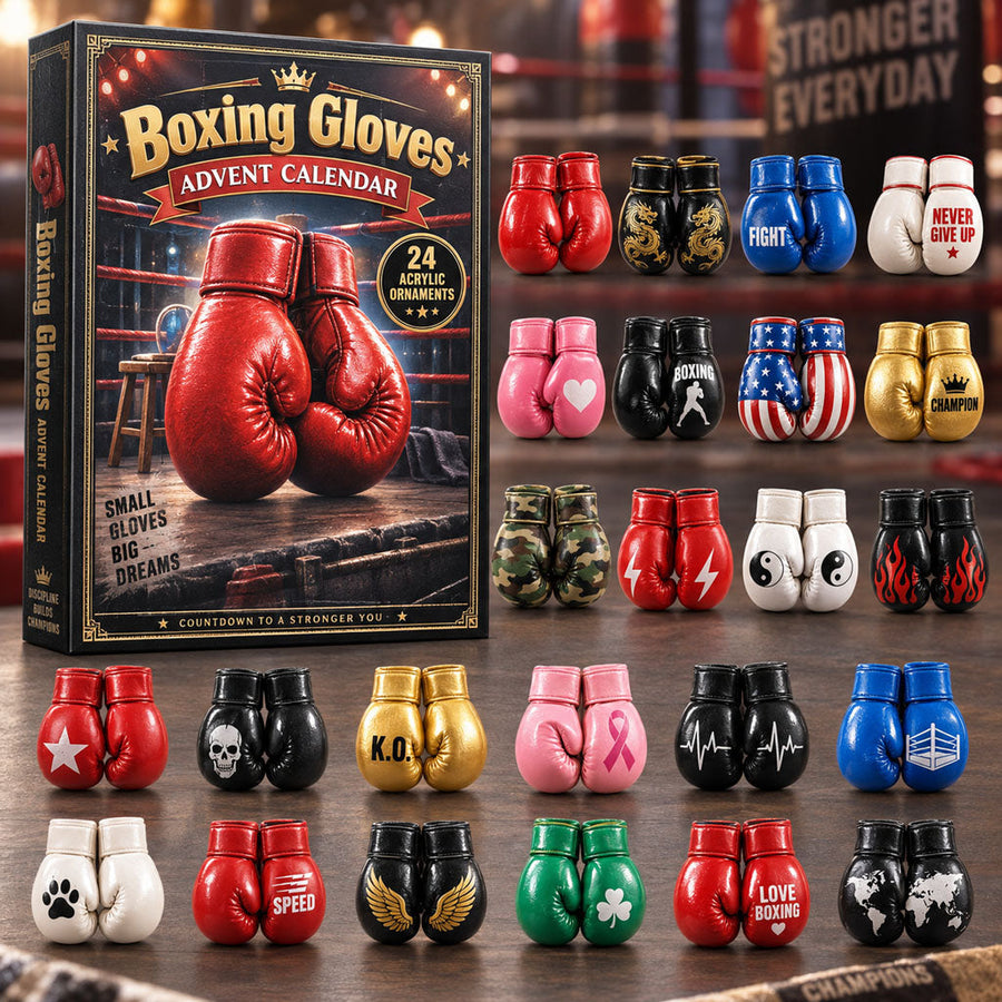 Boxing Gloves Fighter Sports Advent Calendar Gift
