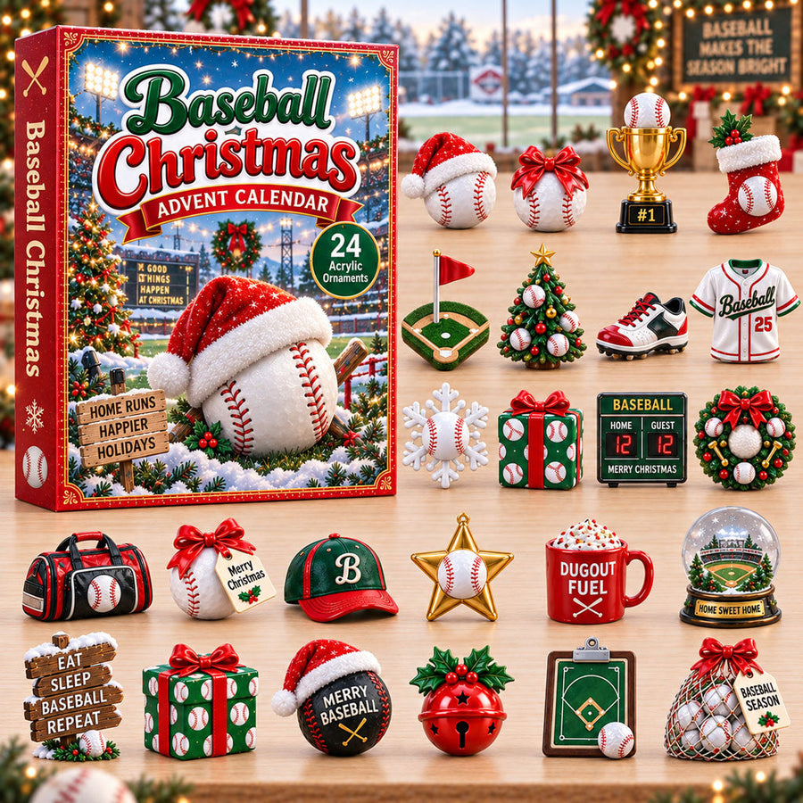 Baseball Christmas Advent Calendar 2026