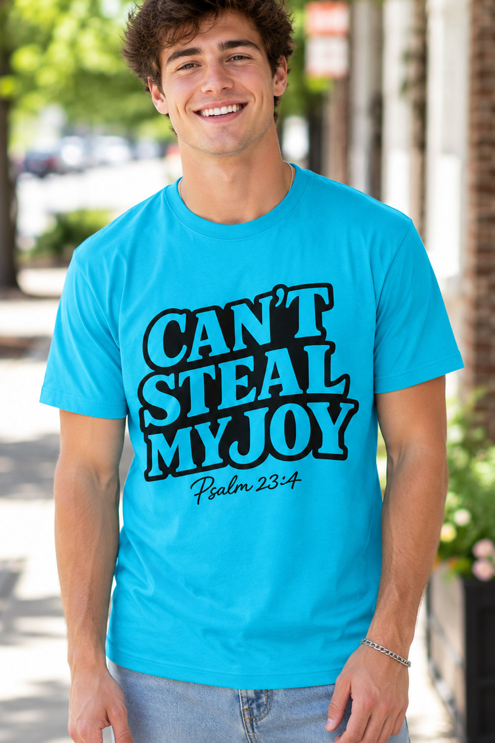 Can't Steal My Joy Psalm 23:4 Christian T-Shirt