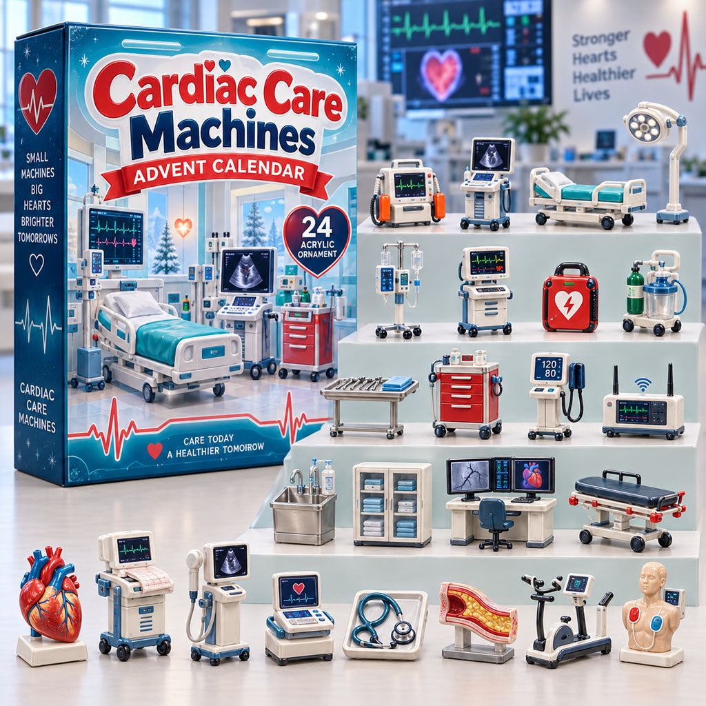 Cardiac Care Machines 24-Day Acrylic Ornament Advent Calendar 2026