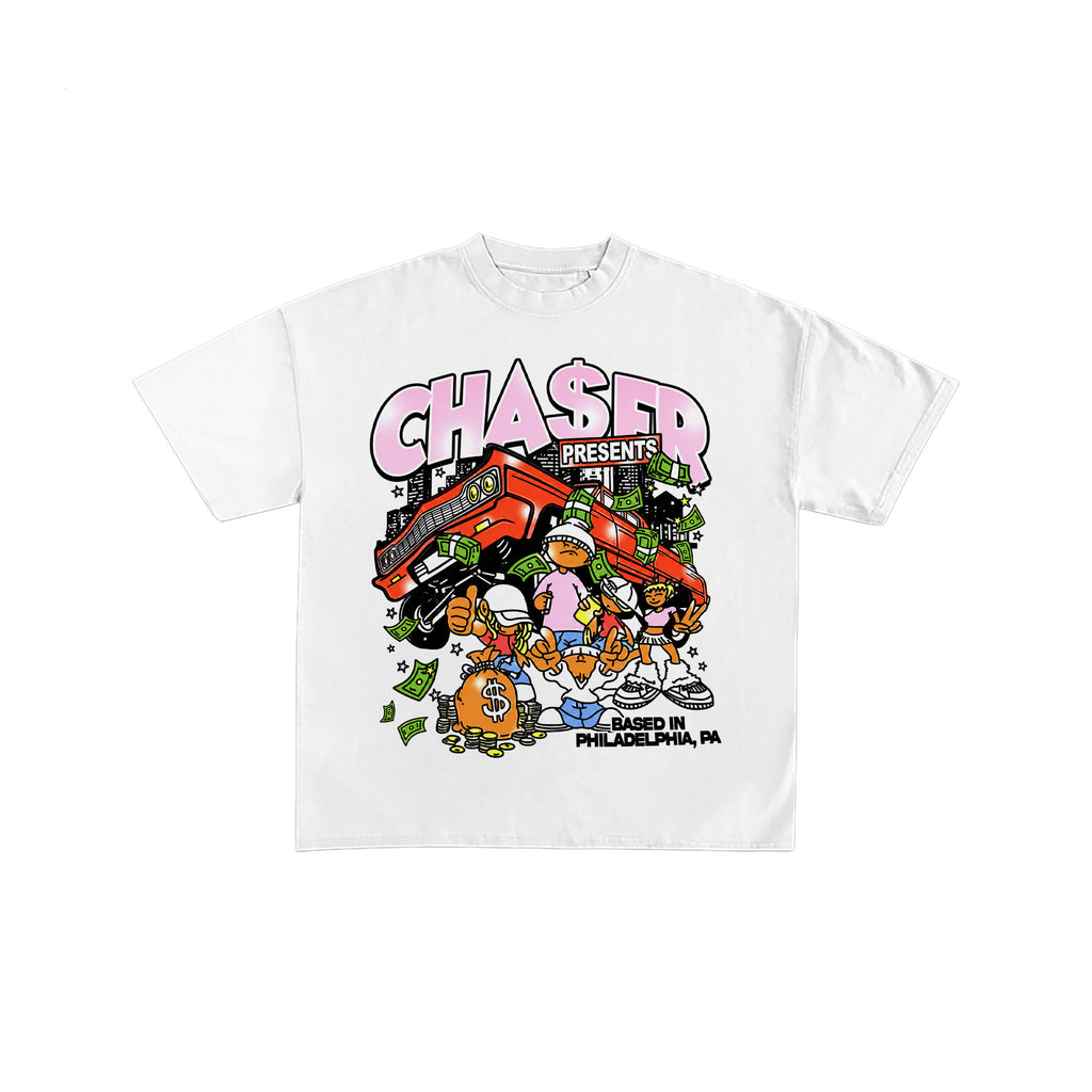 Chaser Presents Philadelphia Graphic White Tee