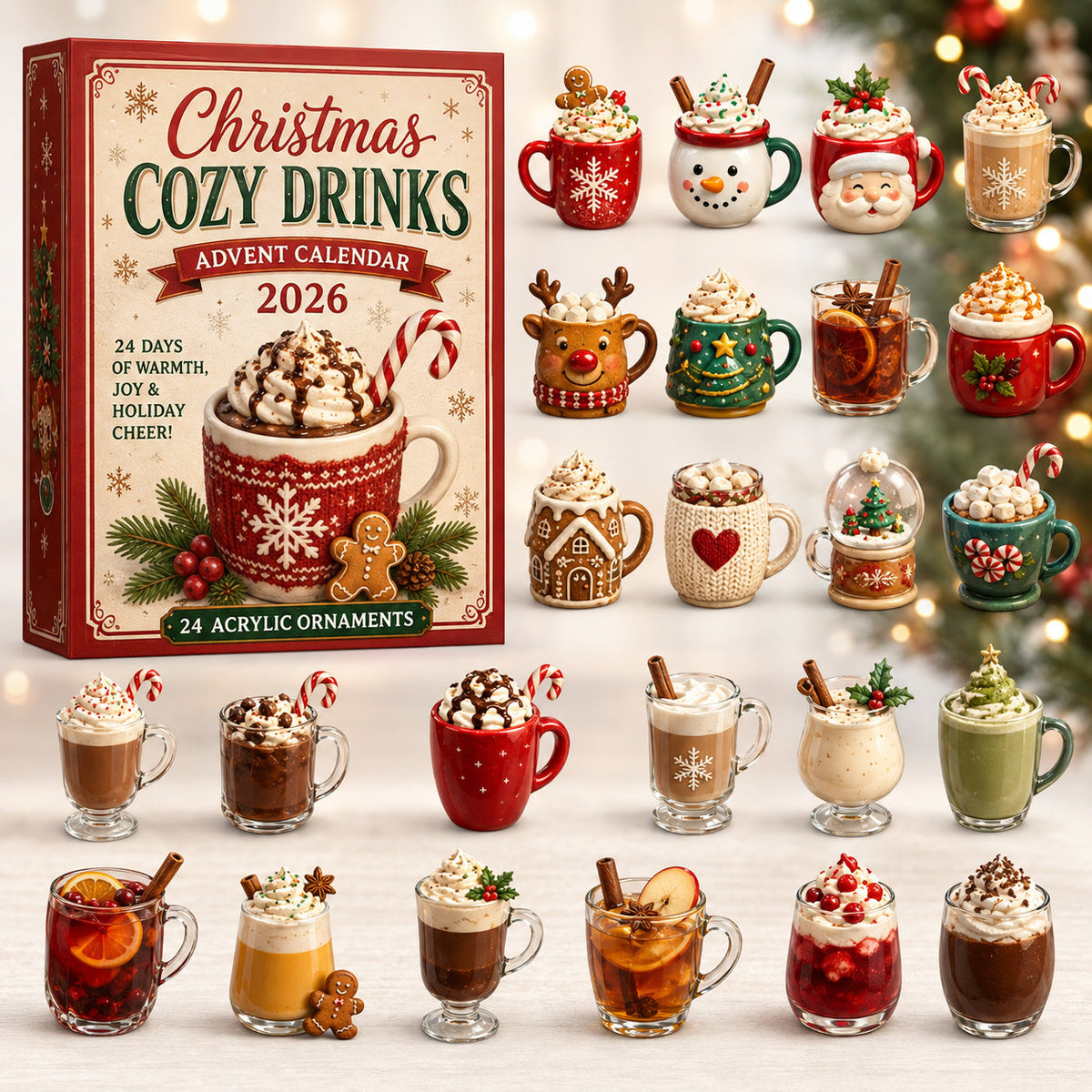 Christmas Cozy Drinks Advent Calendar