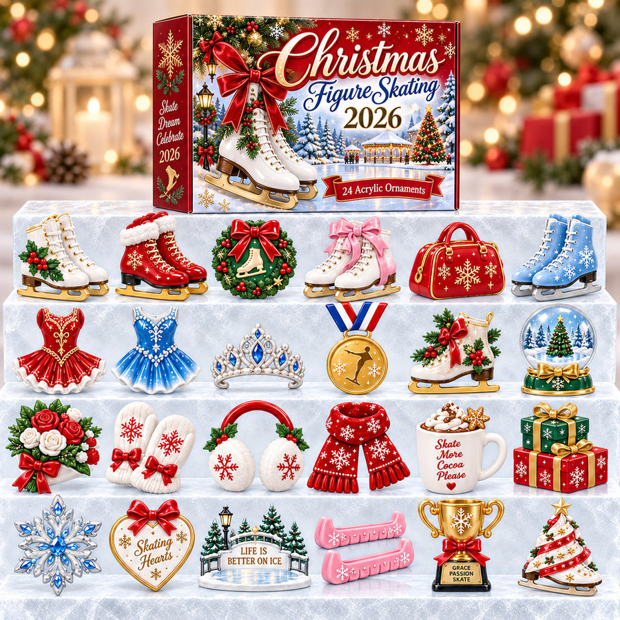 Christmas Figure Skating Holiday Advent Calendar Gift