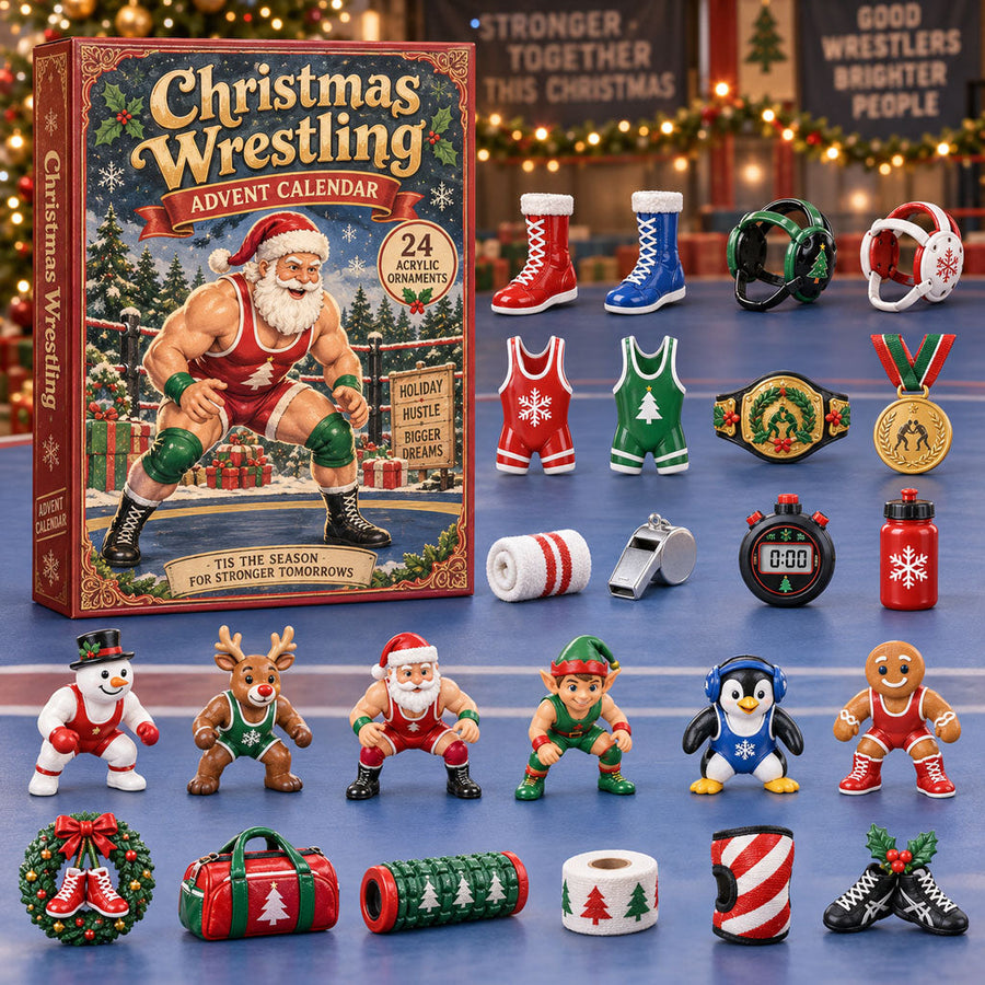 Christmas Wrestling 24-Day Acrylic Ornament Advent Calendar 2026