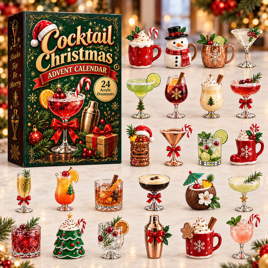 Cocktail Drinks Festive Holiday Advent Calendar Gift