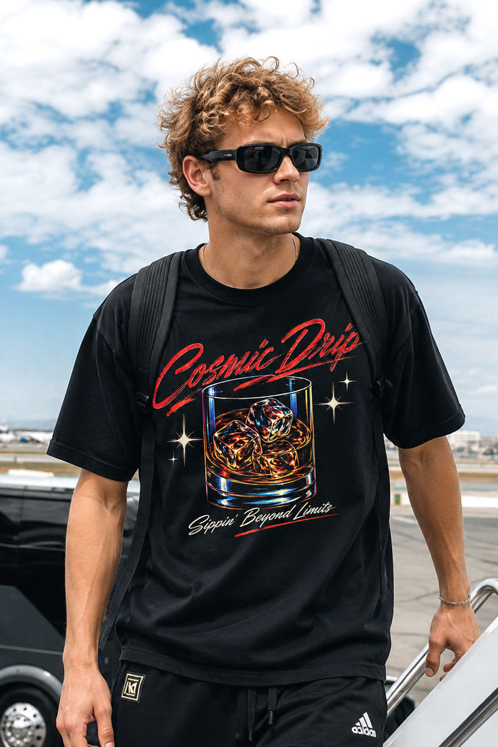 Cosmic Drip Sippin’ Beyond Limits Graphic Tee