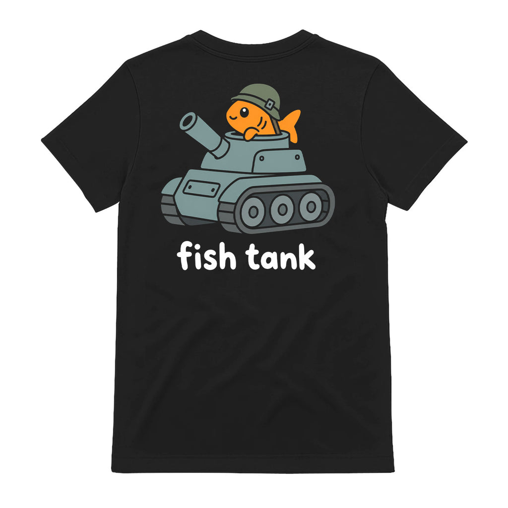 Cute Fish Tank Pun Graphic T-Shirt