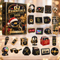 DJ Essentials Turntable Music Advent Calendar 24 Day Gift