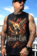Defend the Light Archangel Graphic Muscle Tee