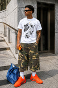 Die High Skull Hand White Graphic T-Shirt