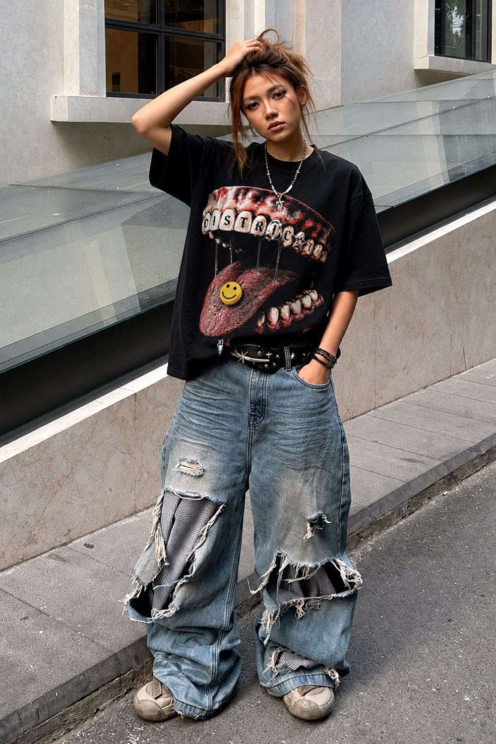 District Grin Smiley Teeth Graphic Tee