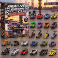 Drag Racing Cars 24-Day Acrylic Ornament Advent Calendar 2026